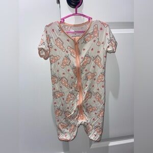 Kids Cream and Pink Pajamas